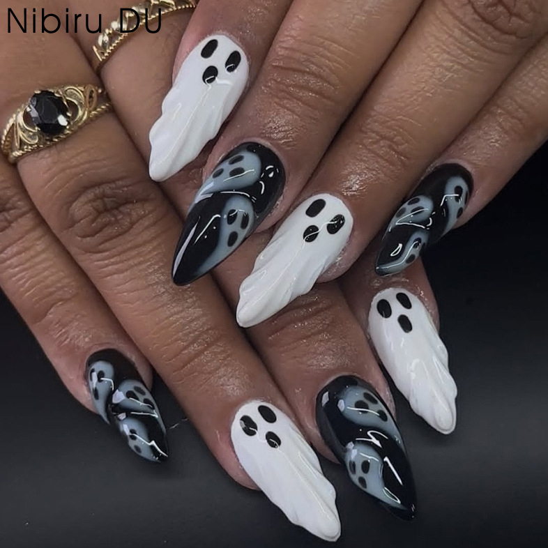 Nail Art Emerald - 30 Uds 2025 Halloween forma de