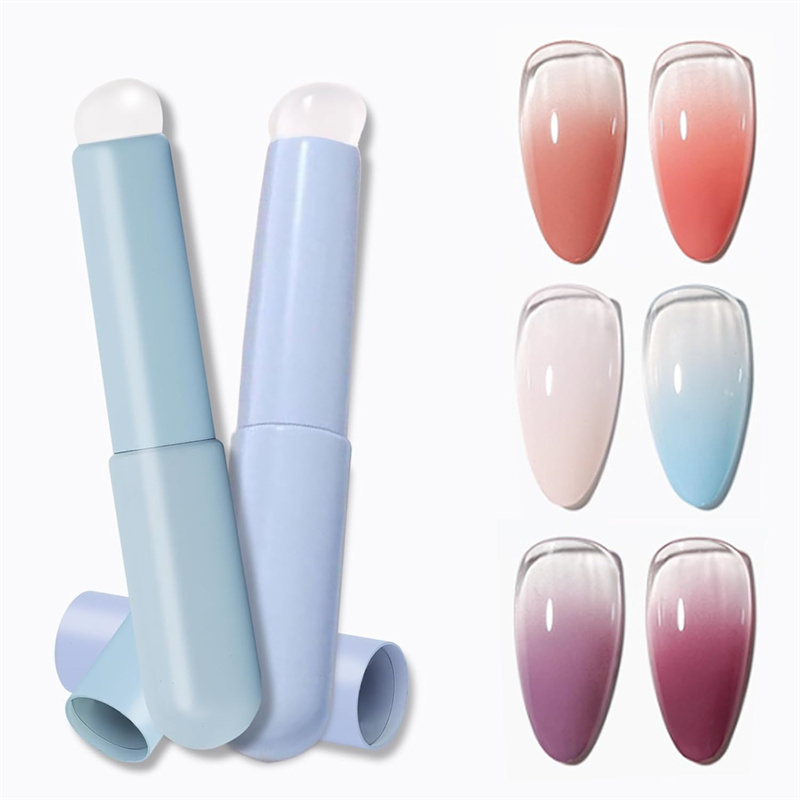 Nail Art Ombre Glitter - 2 uds Nail Art cabeza de