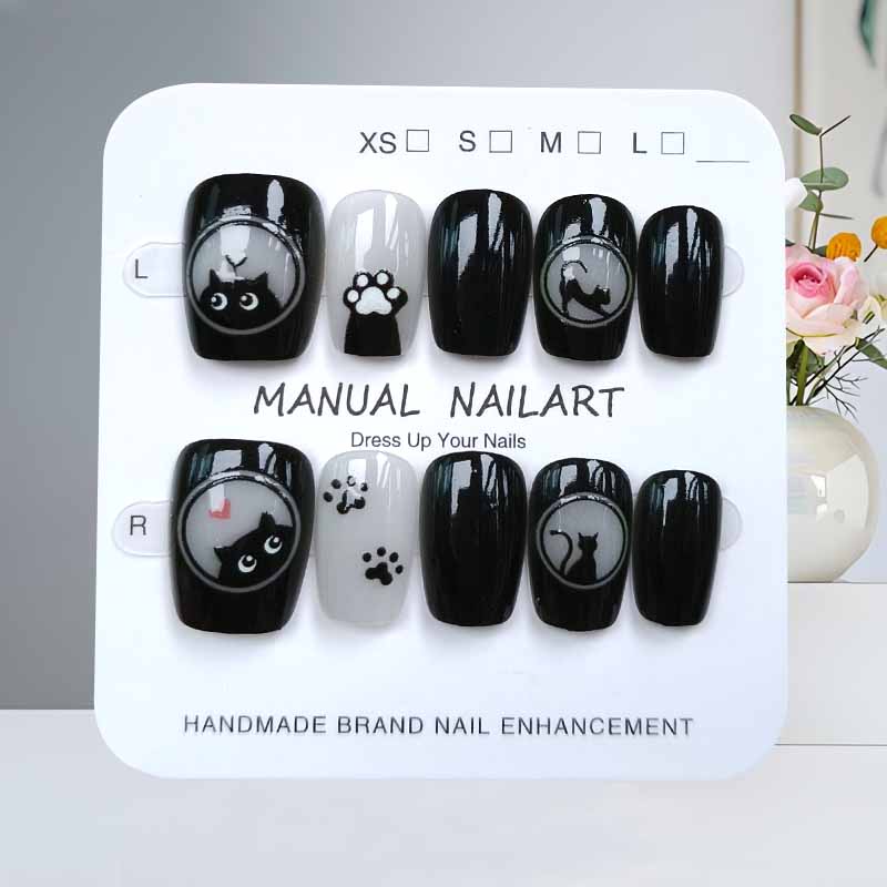 Nail Art Cat Eye - 10 Uds. De bonito dibujo de