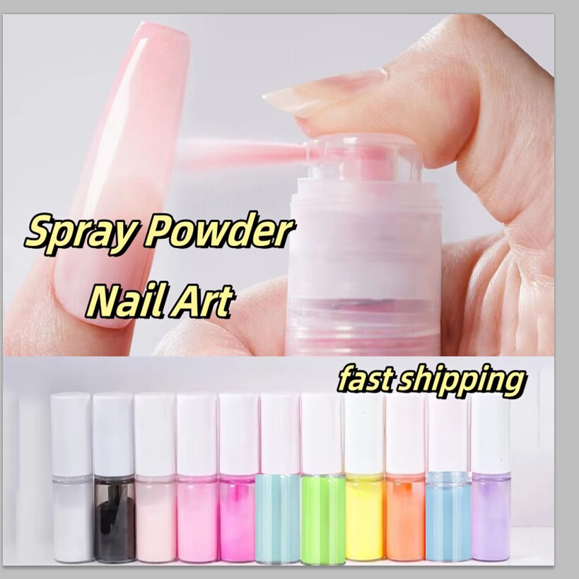 Nail Art Ombre Glitter - Bomba de prensa de polvo ombré