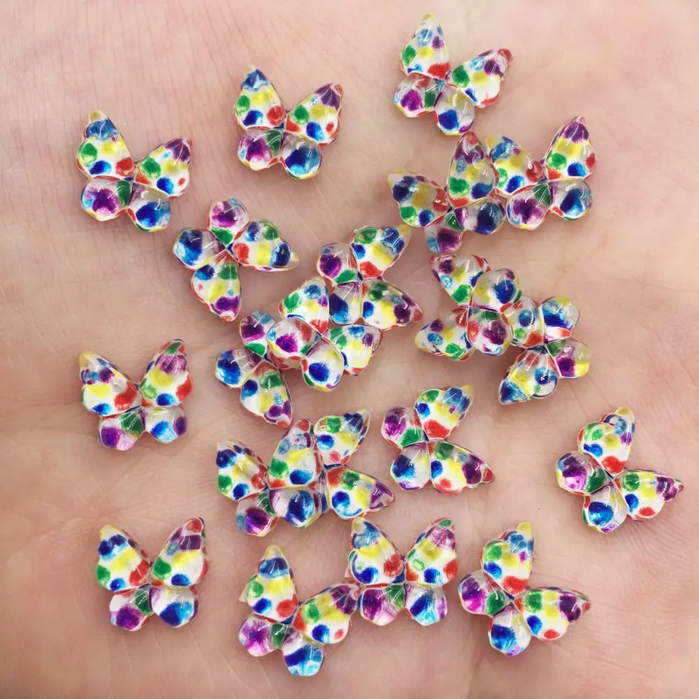 Mini mariposa Kawaii de 10mm c - Nail Art Emerald reseña y precio