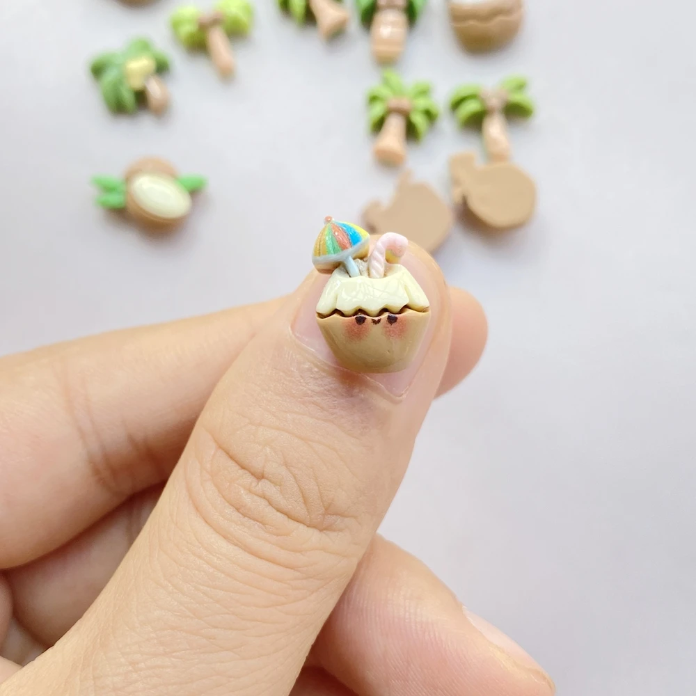 20 piezas de bebida de coco de - Nail Art Emerald reseña y precio