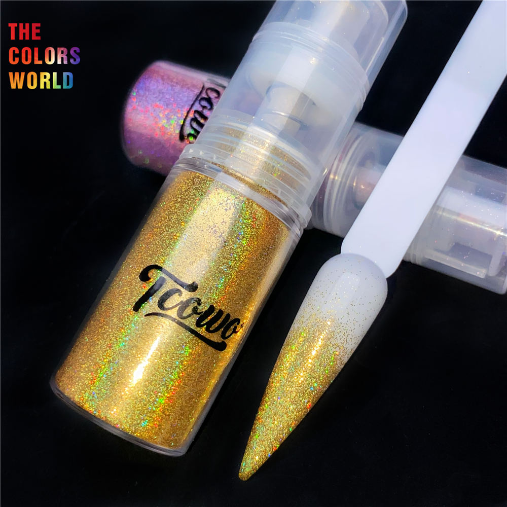TCT-913 holográfico de alto br - Nail Art Ombre Glitter reseña y precio