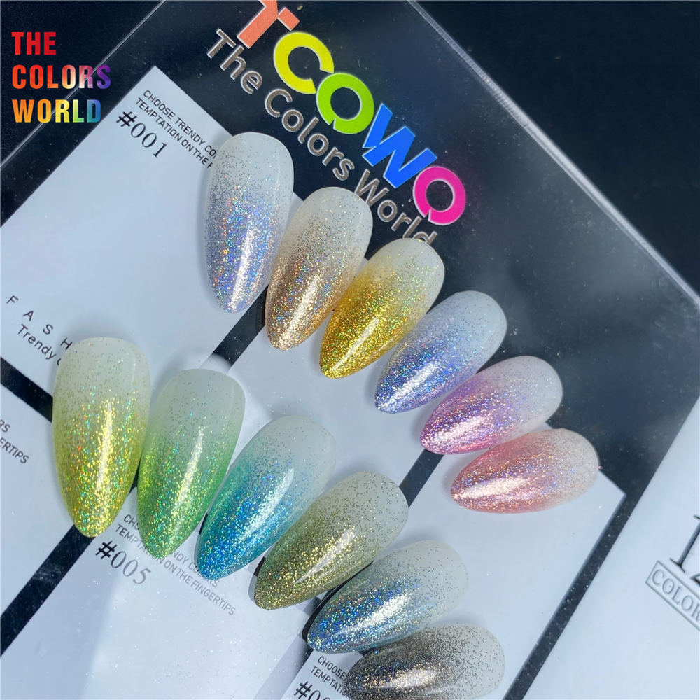 TCT-913 holográfico de alto br - Nail Art Ombre Glitter reseña y precio