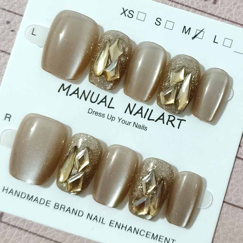 10 Uds. De ojos de gato champá - Nail Art Cat Eye reseña y precio