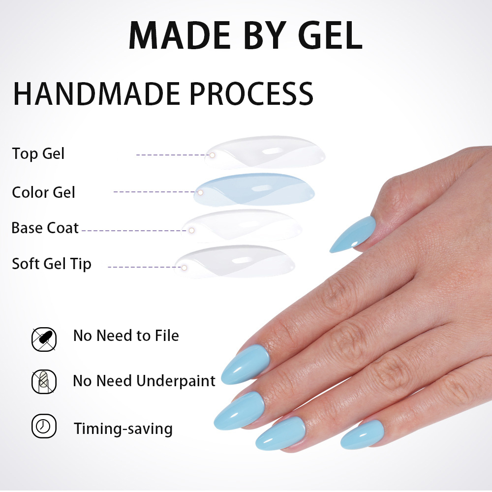 VITAGWX 32 Uñas Postizas Adhes - Nail Art Cat Eye reseña y precio