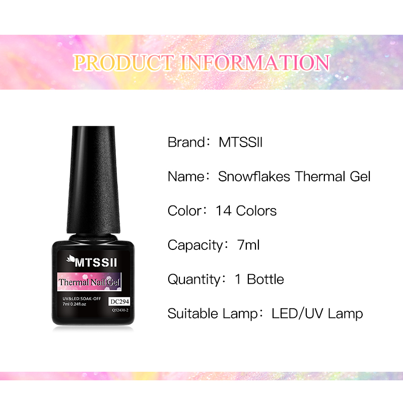 Esmalte de Uñas en Gel Térmico - Nail Art Ombre Glitter reseña y precio