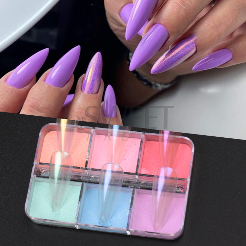 Polvo de Uñas con Efecto Perla - Nail Art Ombre Glitter reseña y precio