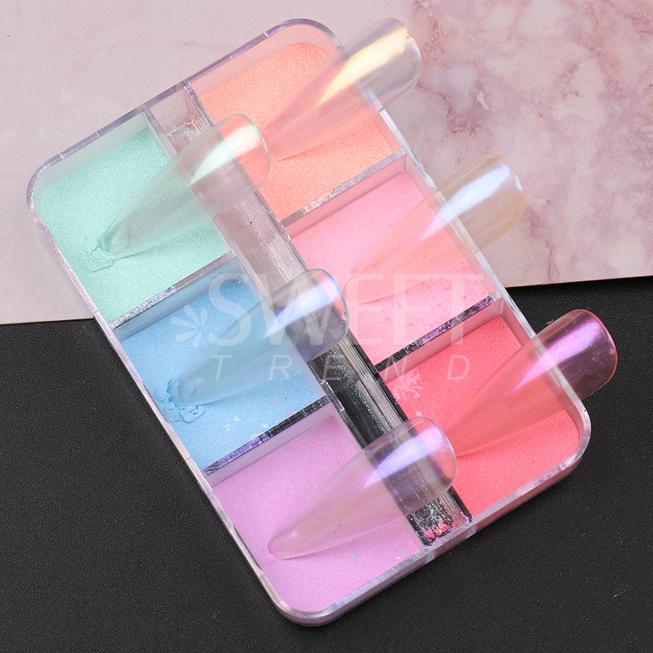 Polvo de Uñas con Efecto Perla - Nail Art Ombre Glitter reseña y precio