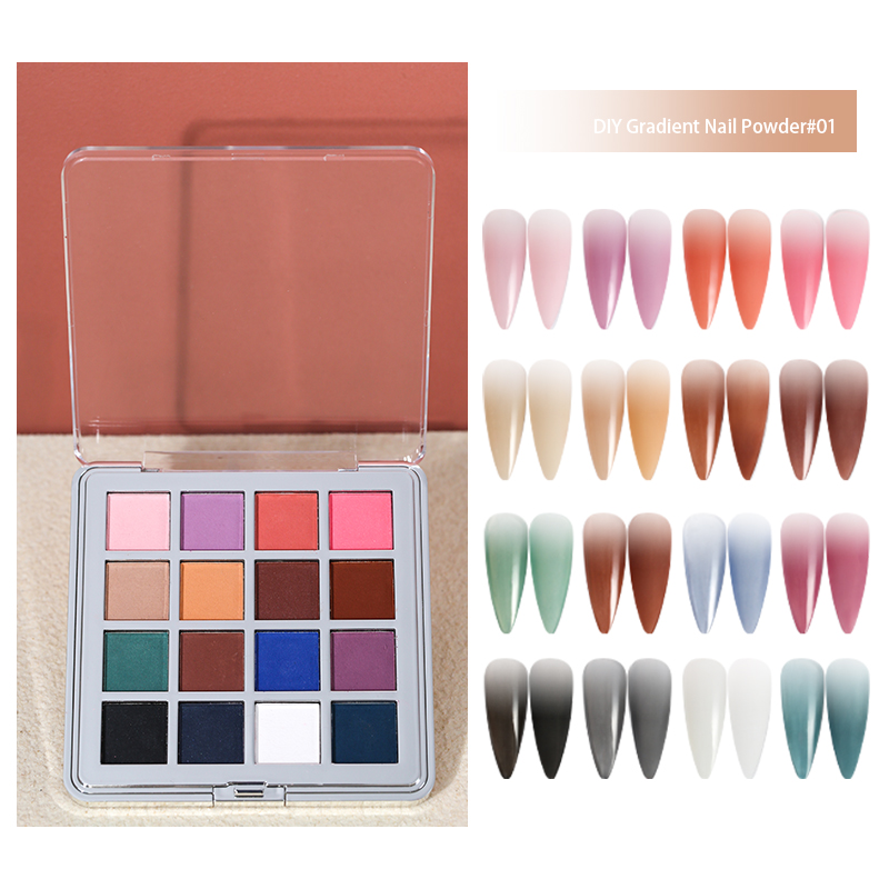 Polvo de uñas degradado Mocmak - Nail Art Ombre Glitter reseña y precio