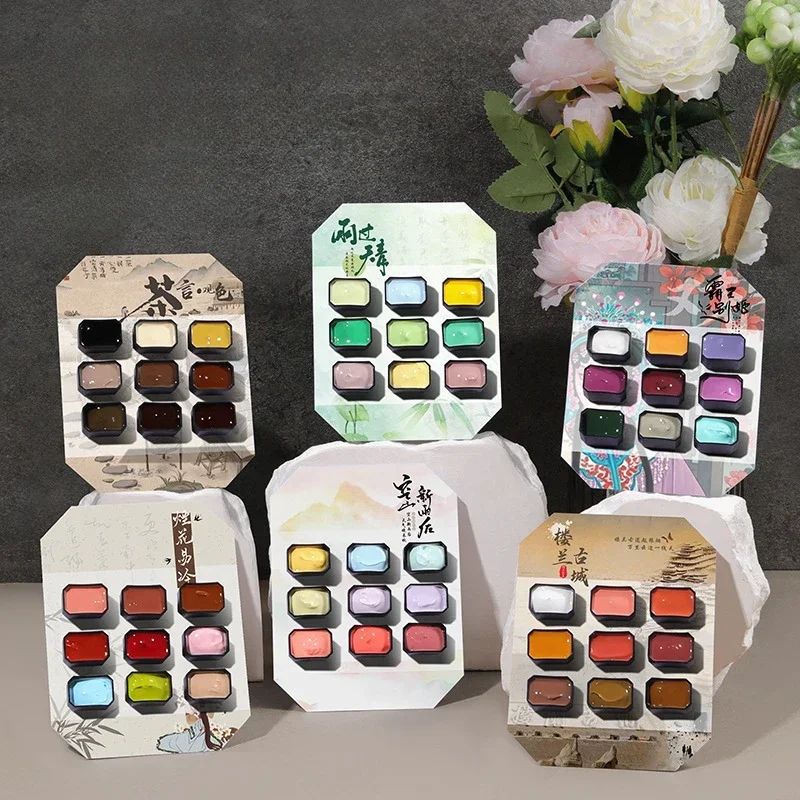 9 colores/caja Pat Ombre Gel e - Nail Art Ombre Glitter reseña y precio