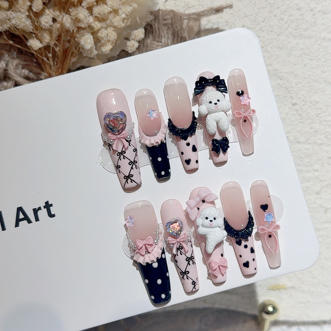 10 Uds. De uñas postizas de Ba - Nail Art Emerald reseña y precio