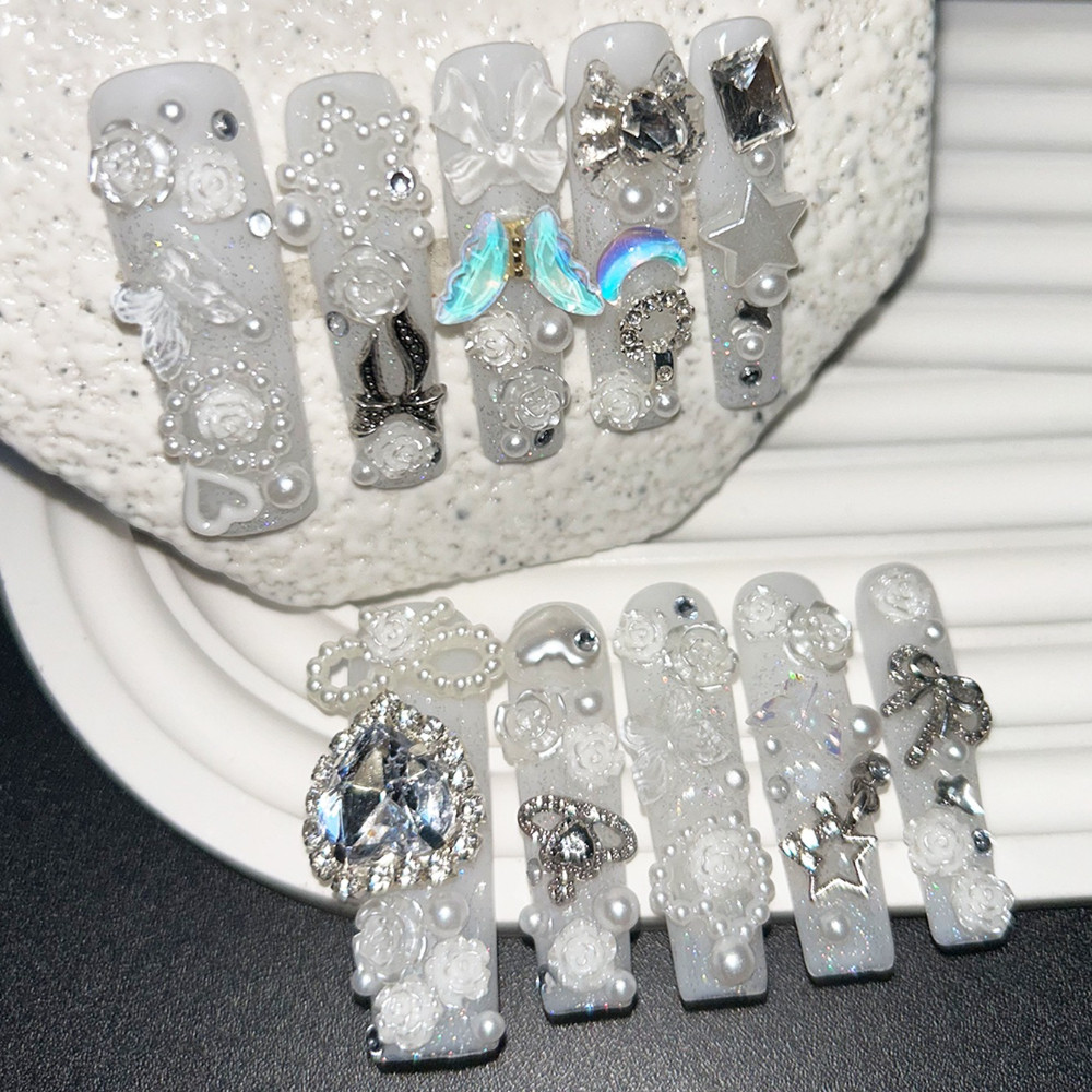 10 Uñas Postizas Bonitas Jirai - Nail Art Y2K reseña y precio