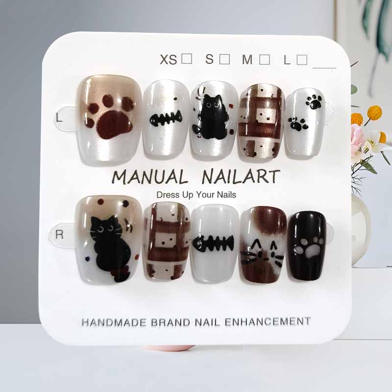 10 Uds. De bonito dibujo de ga - Nail Art Cat Eye reseña y precio