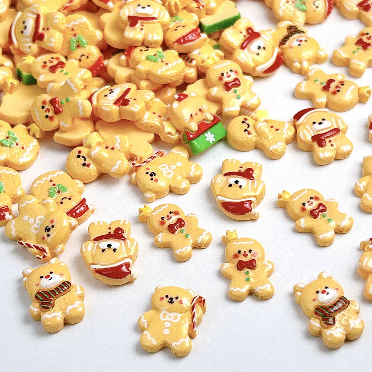 20 piezas Kawaii Navidad hombr - Nail Art Xmas Design reseña y precio